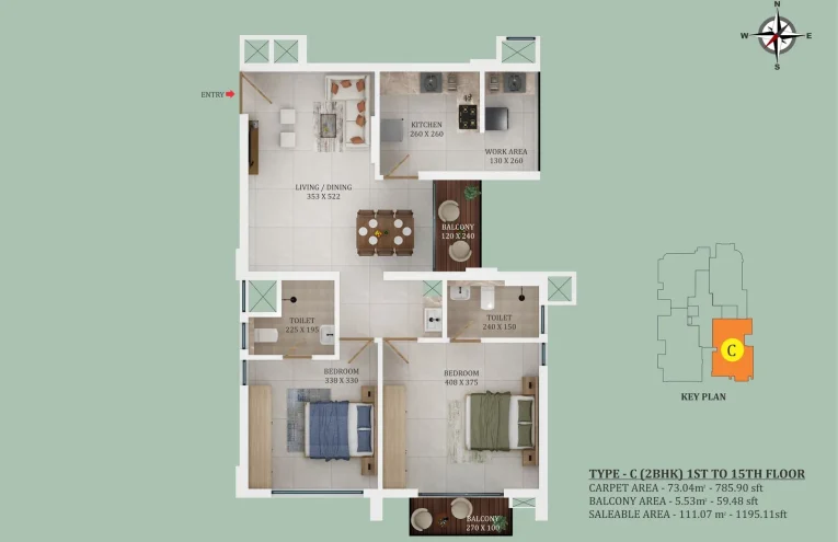 Trinity Laurel floor plan