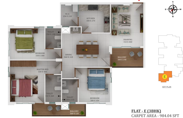 Trinity Estilla floor plan