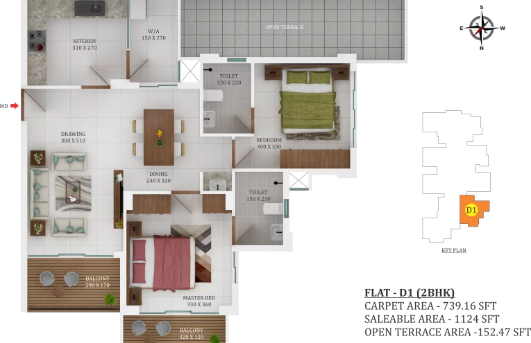 Trinity Estilla floor plan