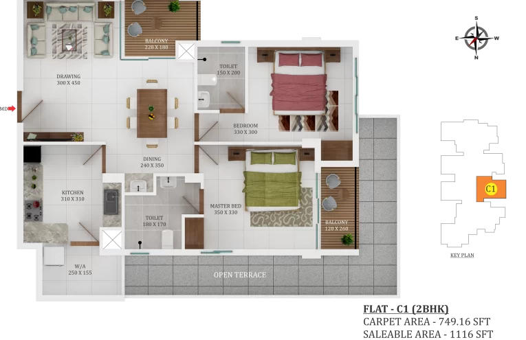 Trinity Estilla floor plan