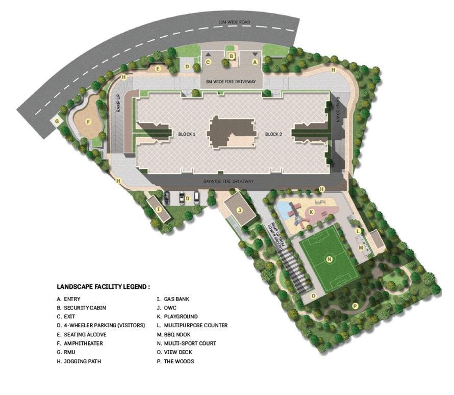 SOBHA WOODS  - Whispering Hill floor plan
